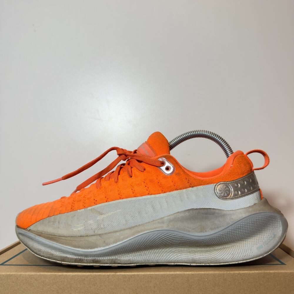Nike ReactX Infinity Run 4 Premium Mens 8 Crimson Orange Running Shoes Trainers